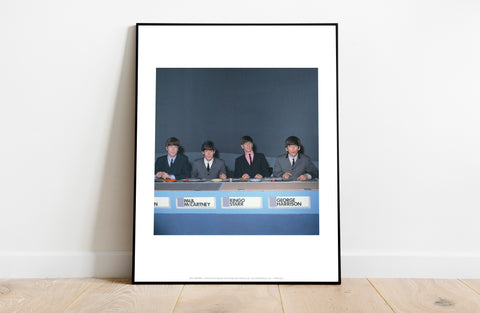 The Beatles - Signing Autographs - 11X14inch Premium Art Print