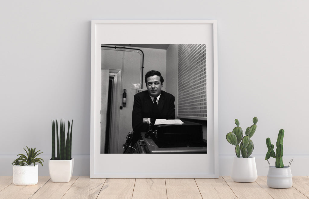 The Beatles Manager - Brian Epstein With Papers Art Print