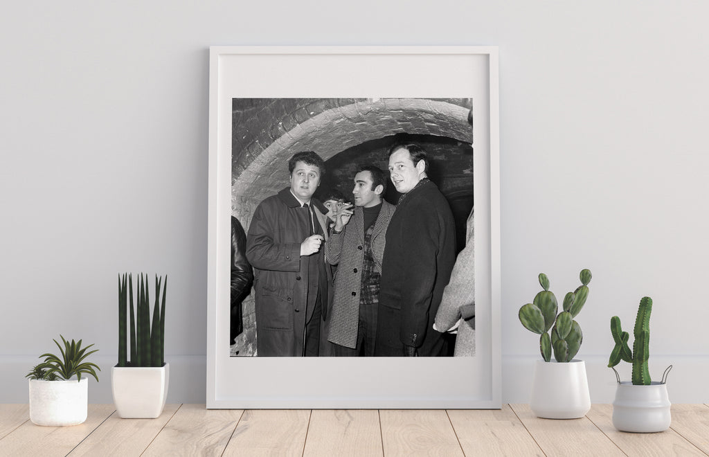Lionel Bart, Alun Owen, Brian Epstien Art Print