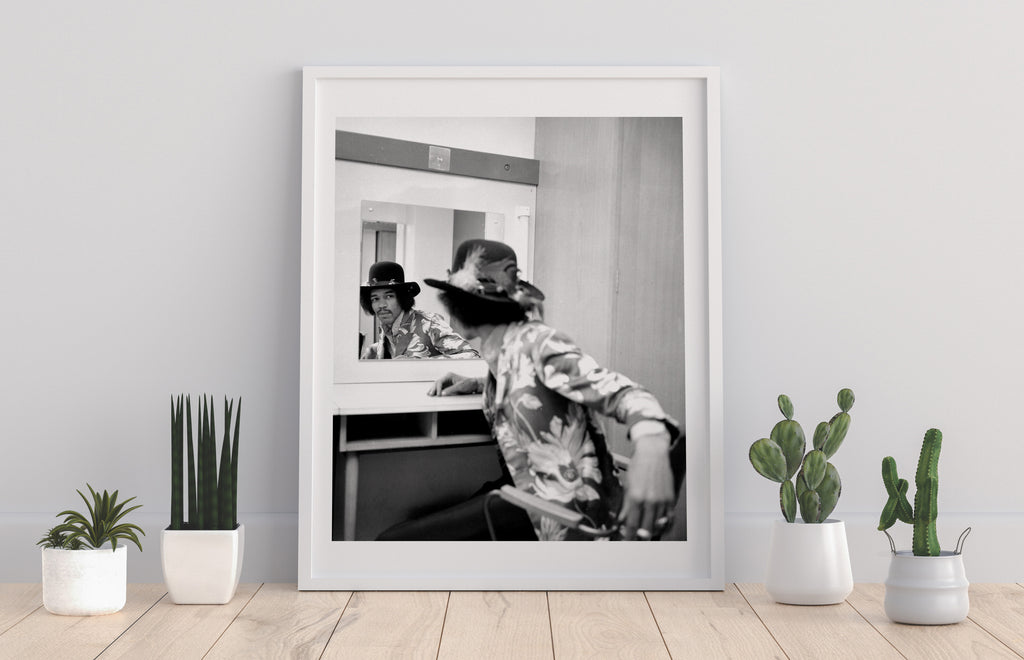 Jimi Hendrix Reflection - 11X14inch Premium Art Print