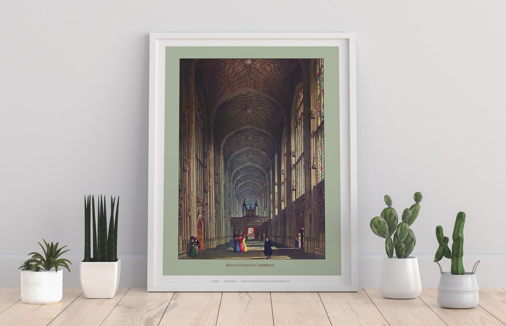 Inside King's College - 11X14inch Premium Art Print