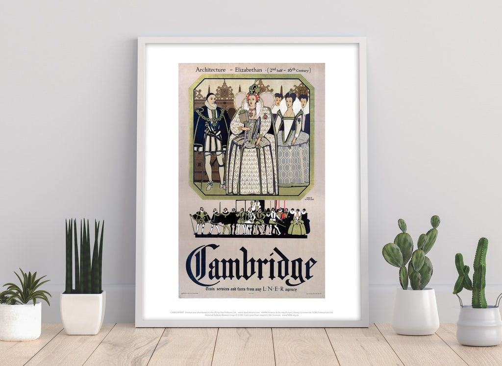 Market Square Cambridge - 11X14inch Premium Art Print