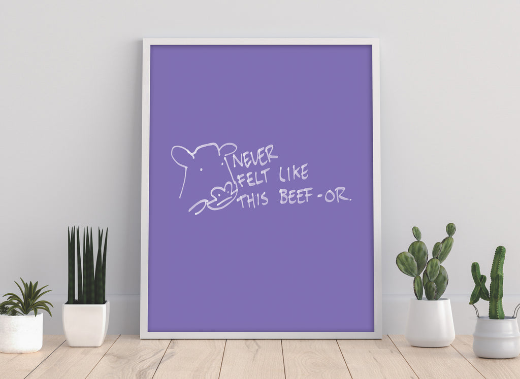 Cow - Beef-Or - 11X14inch Premium Art Print