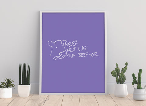 Cow - Beef-Or - 11X14inch Premium Art Print