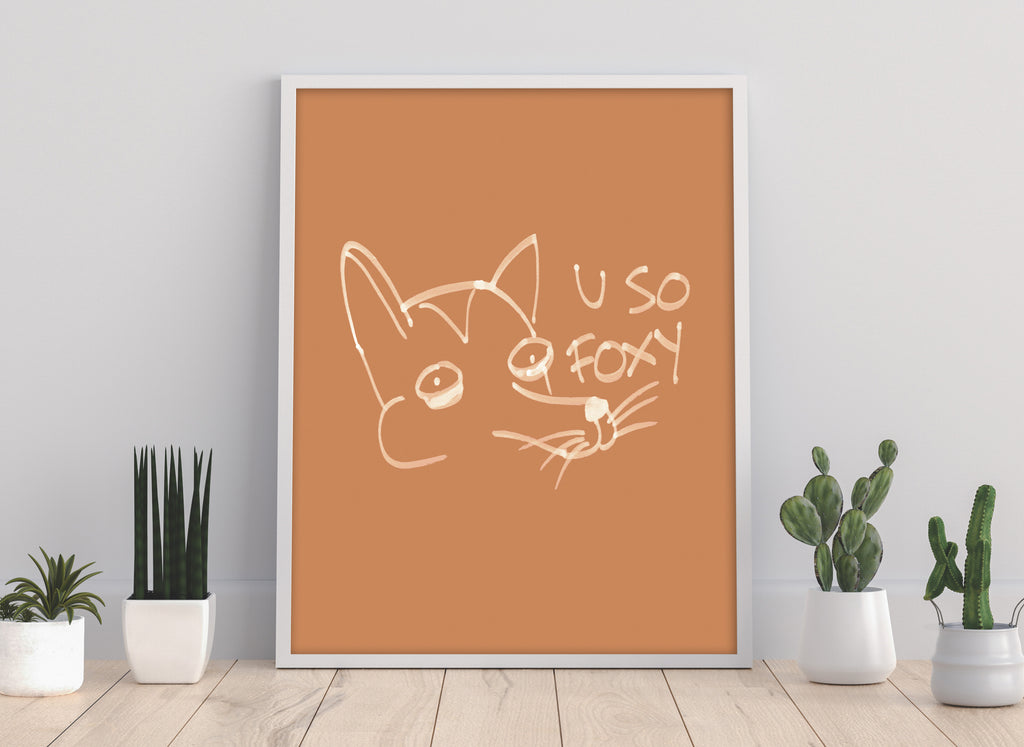Fox- Foxy - 11X14inch Premium Art Print