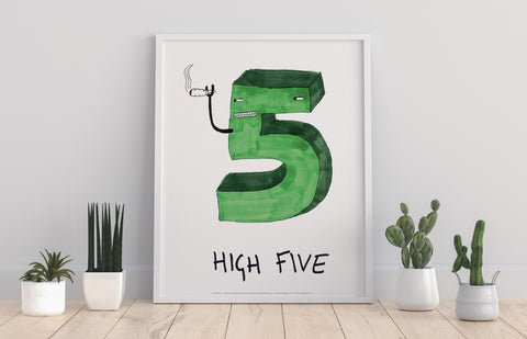 High Five - 11X14inch Premium Art Print