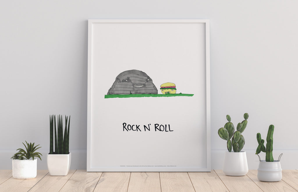 Rock N Roll - 11X14inch Premium Art Print