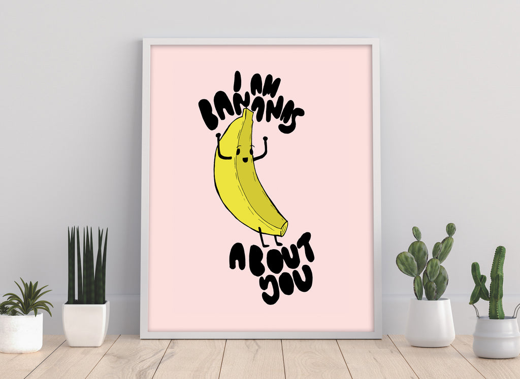 Bananas About You - 11X14inch Premium Art Print