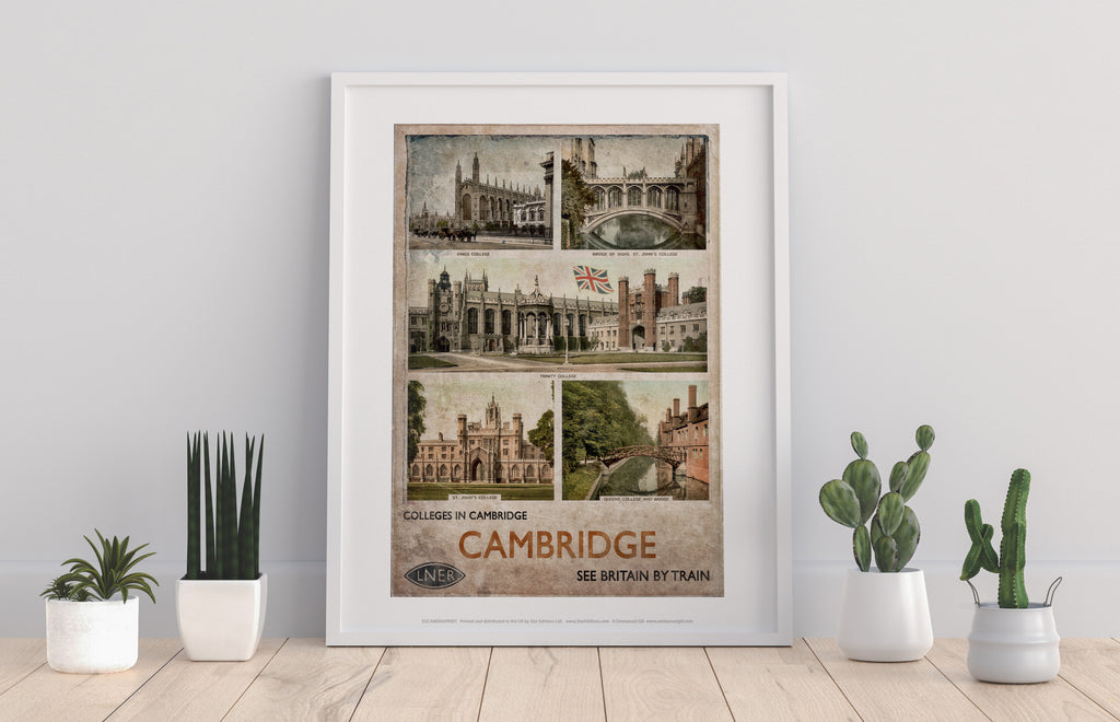 Colleges In Cambridge - 11X14inch Premium Art Print