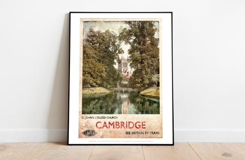St John's College Church - Cambridge - Premium Art Print