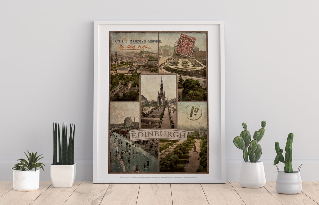 Edinburgh - Attractions - 11X14inch Premium Art Print