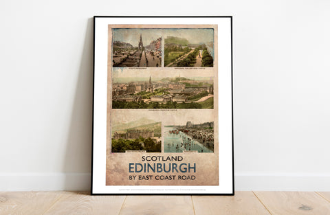 Scotland, Edinburgh By East Coast Road - Premium Art Print