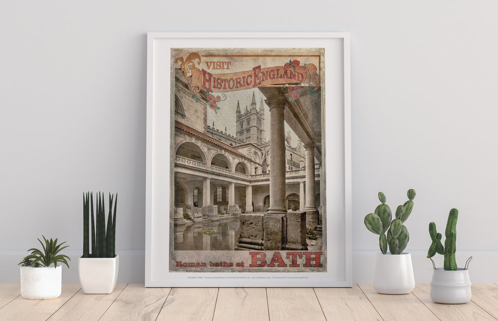 Roman Baths - Bath - 11X14inch Premium Art Print