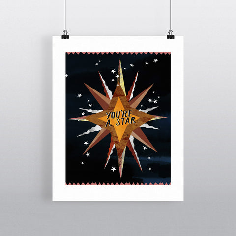 You're a Star 11x14 Print