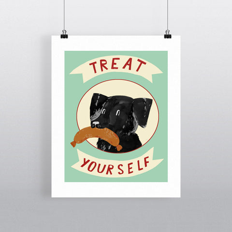 Treat Yourself 11x14 Print