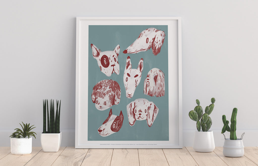 Dogs - 11X14inch Premium Art Print