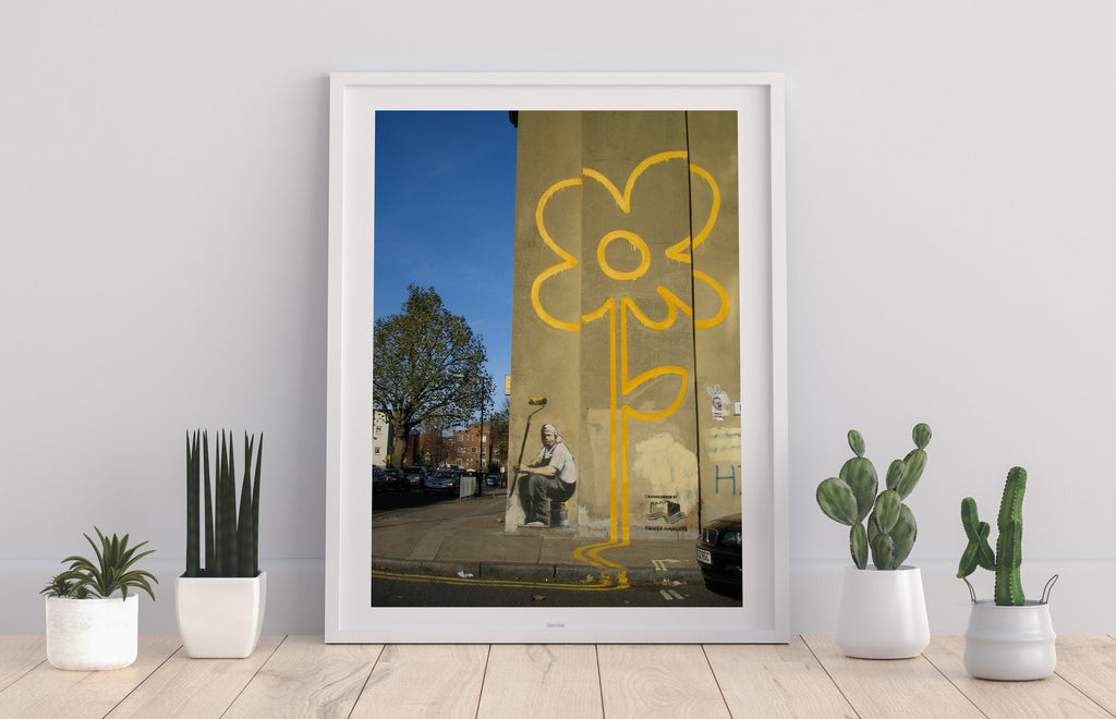 Graffiti Art - Flower - 11X14inch Premium Art Print