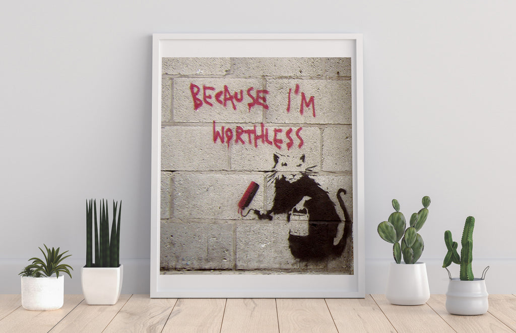 Graffiti Art - Worthless - 11X14inch Premium Art Print
