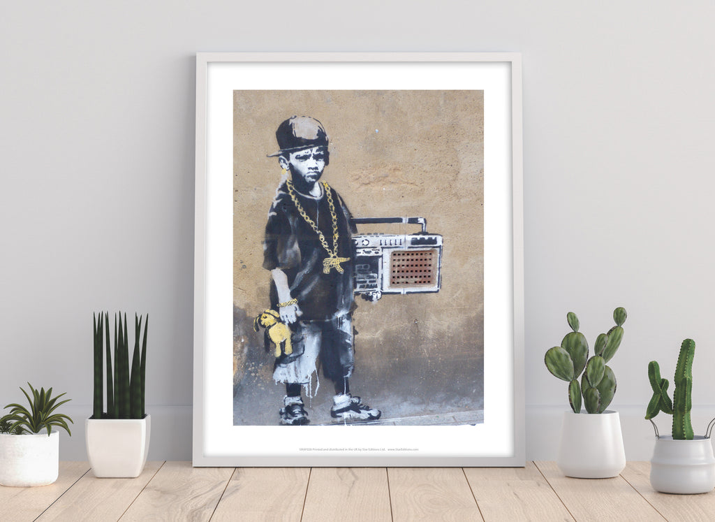 Graffiti Art - Gold Chains - 11X14inch Premium Art Print