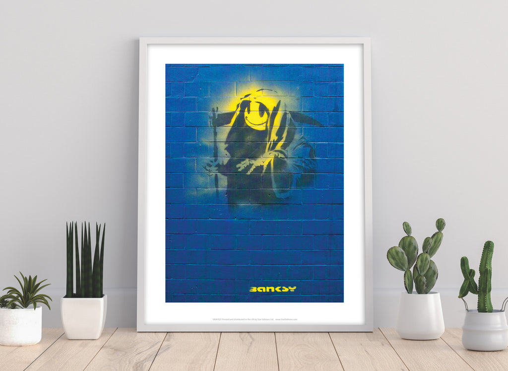 Graffiti Art - Grin Reaper - 11X14inch Premium Art Print