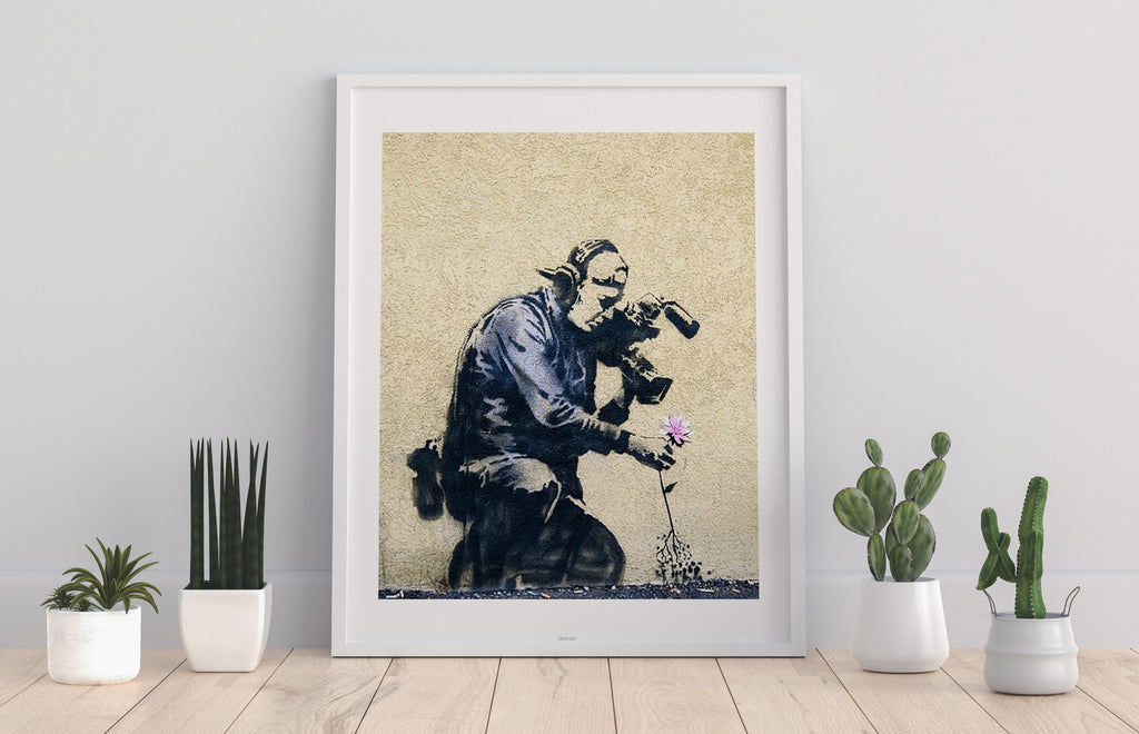 Graffiti Art - Flower Film - 11X14inch Premium Art Print