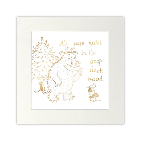 The Gruffalo Gold Foil Print