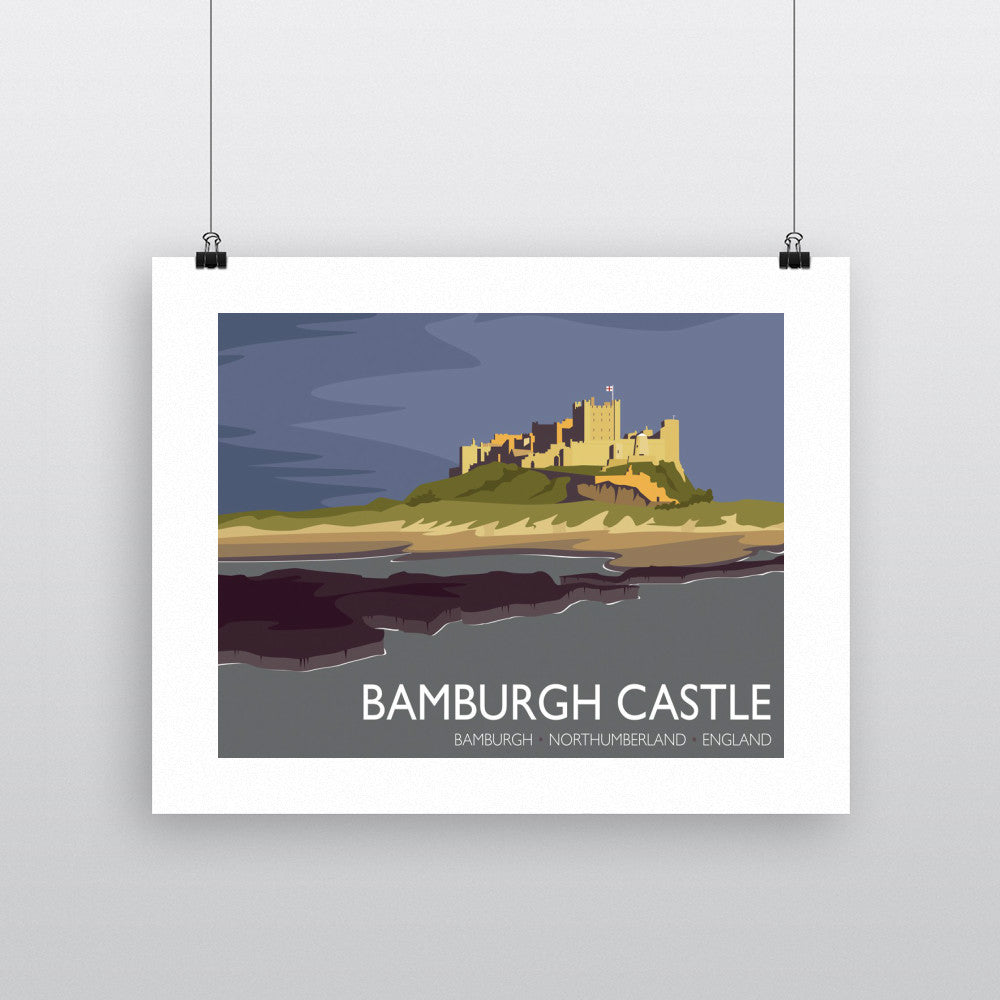 Bamburgh Castle, Northumberland 11x14 Print