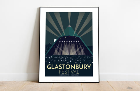 Poster - Glastonbury Festival -Worthy Farm - Art Print
