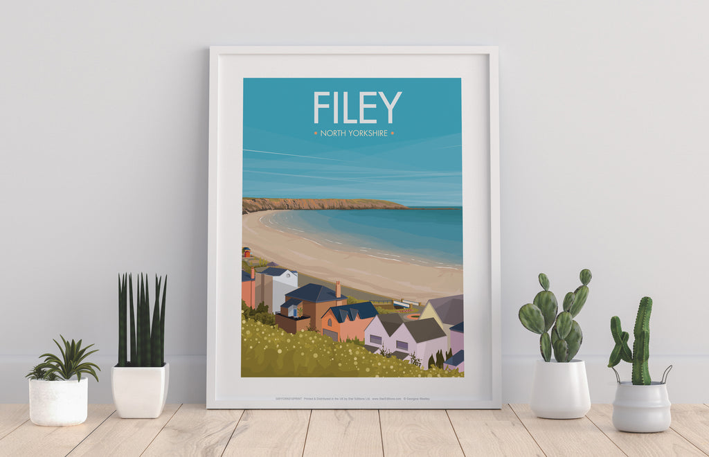 Poster - Filey - 11X14inch Premium Art Print