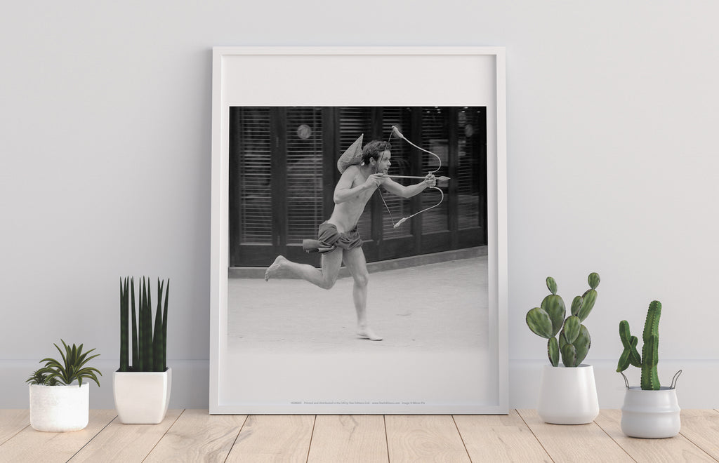 Poster - Man With Bow And Arrow - 11X14inch Premium Art Print