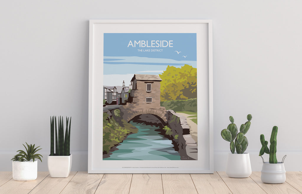 Lake District - Ambleside - 11X14inch Premium Art Print
