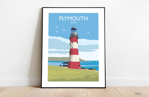 Plymouth - Devon - 11X14inch Premium Art Print