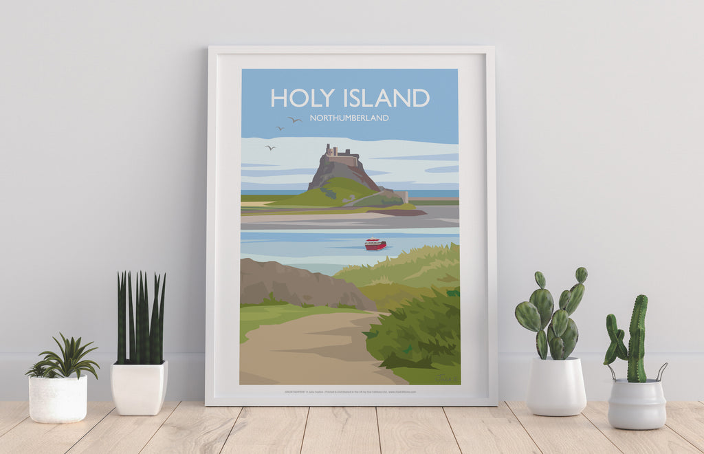 Holy Island, Northumberland - 11X14inch Premium Art Print
