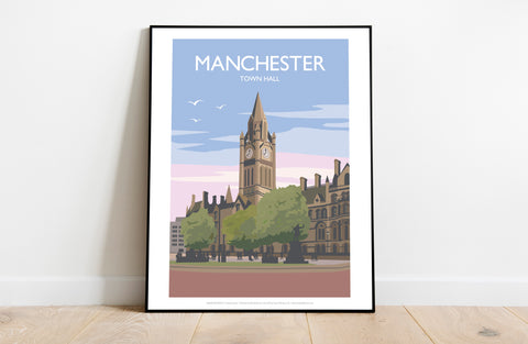 Manchester - Town Hall - 11X14inch Premium Art Print