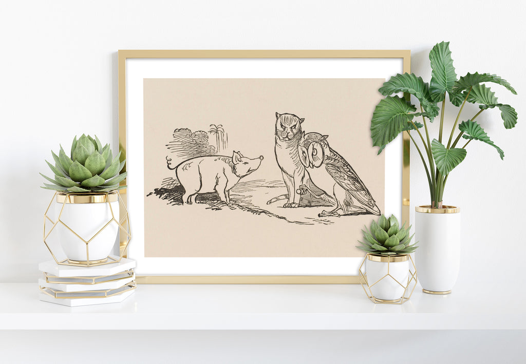 The Owl And The Pussycat - Art Print