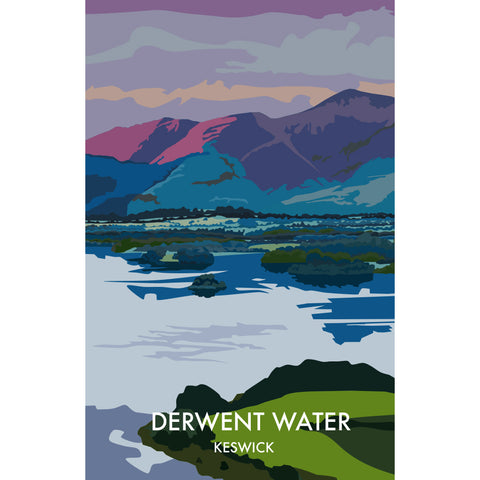 LHOPNW020: Derwent Water Keswick Landscape. T Shirt