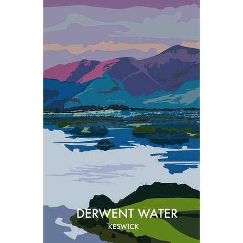LHOPNW020: Derwent Water Keswick Landscape. T Shirt