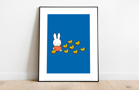 Miffy - Walking With Ducks - 11X14inch Premium Art Print