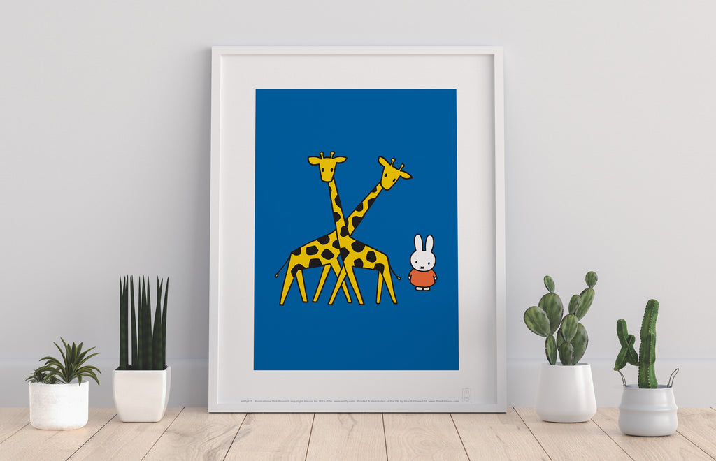 Miffy - Giraffe's - 11X14inch Premium Art Print