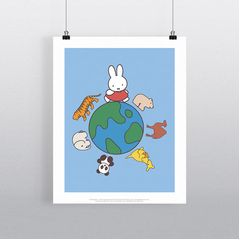 MIFFY054: Miffy Animals Globe