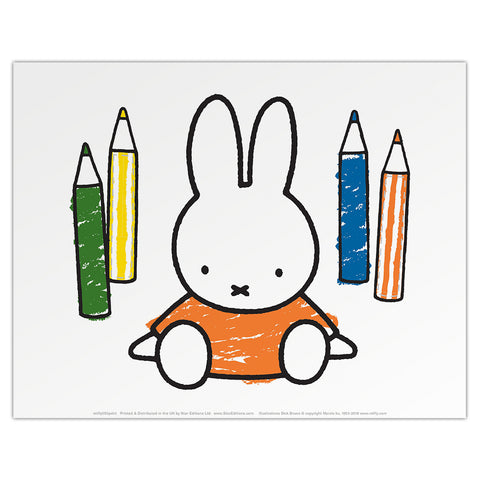 MIFFY055: Miffy Colouring Pencils