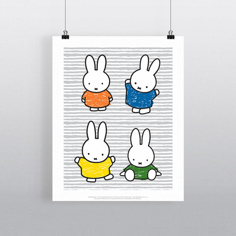 MIFFY056: Miffy Coloured Dresses