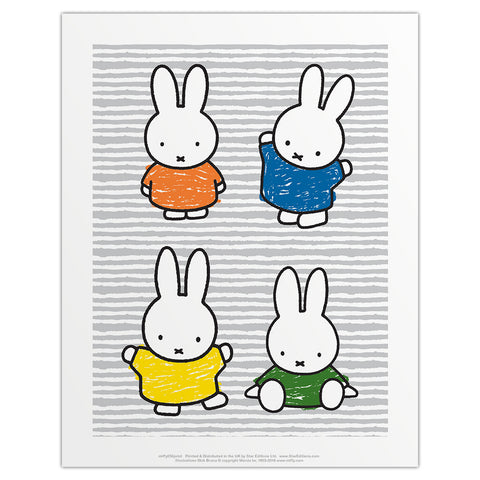 MIFFY056: Miffy Coloured Dresses