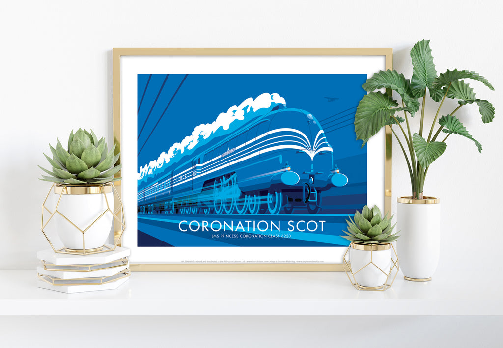 Coronation Scot By Artist Stephen Millership - Art Print