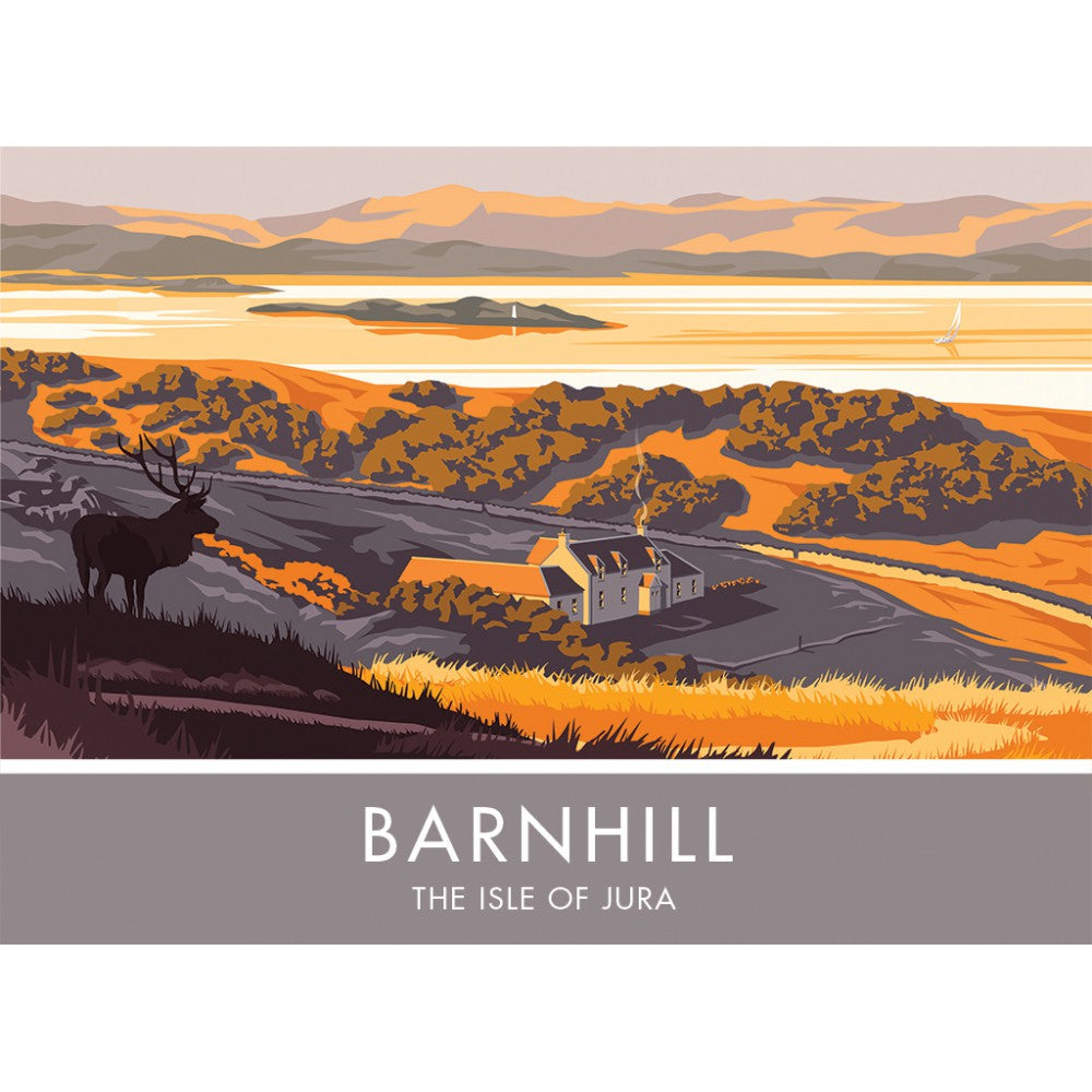 Barnhill, The Isle of Jura, Scotland 20cm x 20cm Mini Mounted Print