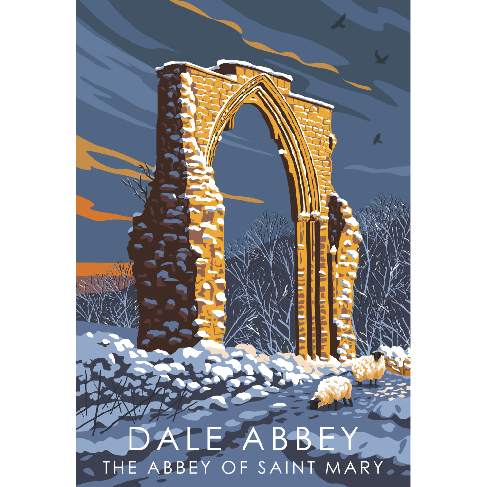 MILLERSHIP025: Dale Abbey The Abbey of Saint Mary