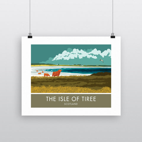 The Isle of Tiree, Scotland 20cm x 20cm Mini Mounted Print
