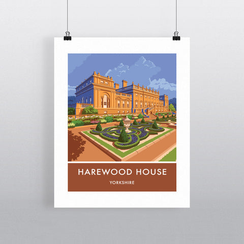 Harewood House, Leeds, Yorkshire 20cm x 20cm Mini Mounted Print