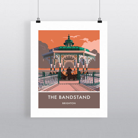 Brighton Bandstand, Brighton, Sussex 20cm x 20cm Mini Mounted Print