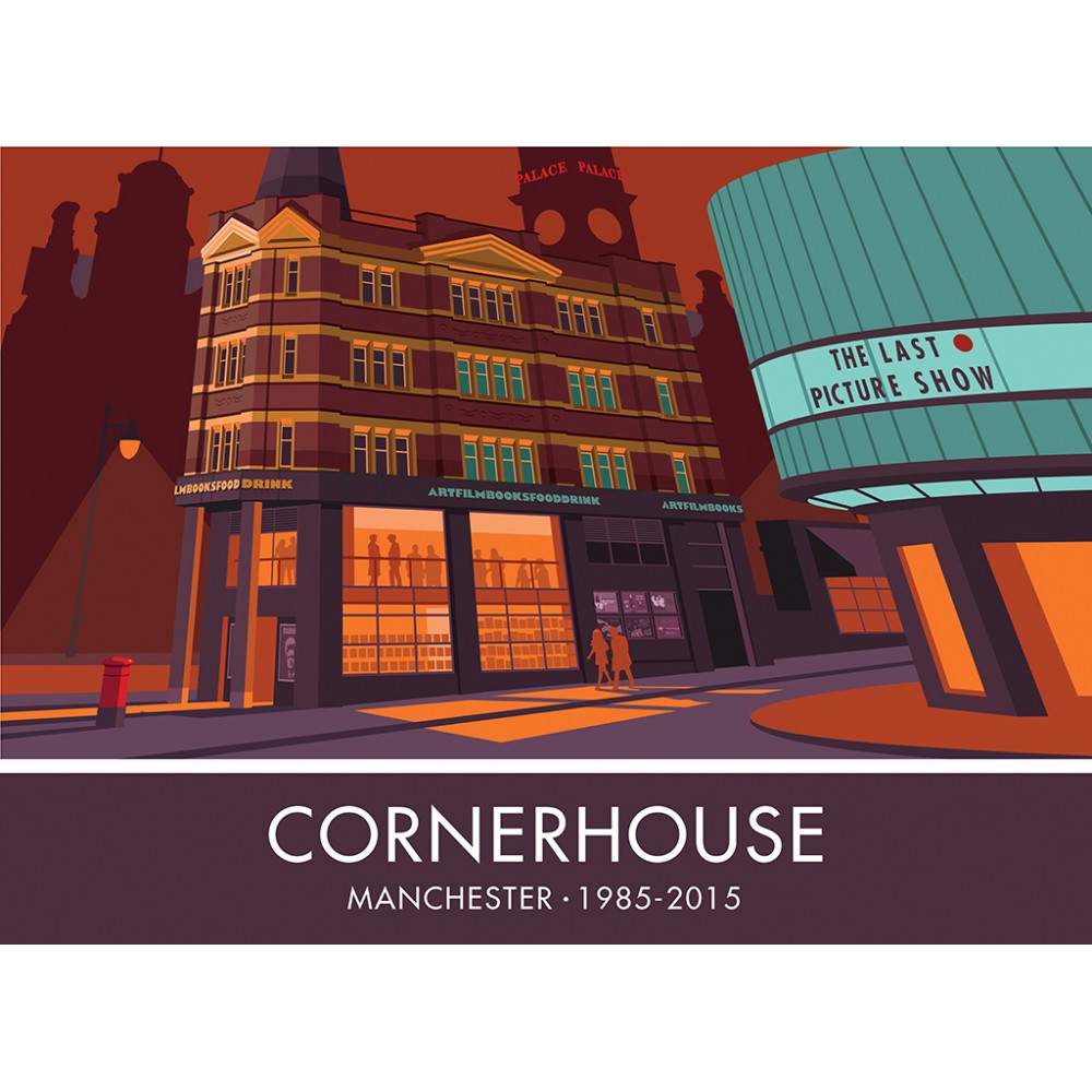 The Cornerhouse, Manchester 20cm x 20cm Mini Mounted Print